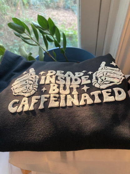 'Dead Inside but Caffeinated' Short Sleeve T-Shirt